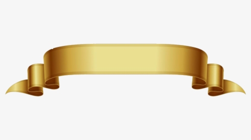 Vetor Fita Dourada Gold Freetoedit - Golden Banner Vector Png, Transparent Png, Transparent PNG