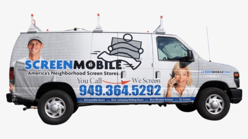 Ford Van Vehicle Wrap With Custom Graphics - Ford E-series, HD Png Download, Transparent PNG