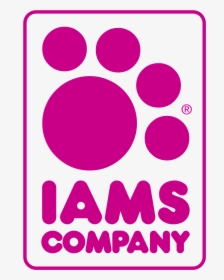 Iams Logo Png Transparent - Logo With Pink Paw, Png Download, Transparent PNG
