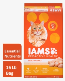 Iams Proactive Health Healthy Adult With Chicken Dry - Iams Cat Food Salmon, HD Png Download, Transparent PNG
