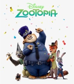 Zootopia Characters Transparent - Happy New Year Zootopia, HD Png Download, Transparent PNG