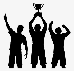 Sports Team Clip Art - Holding Trophy Silhouette Png, Transparent Png, Transparent PNG
