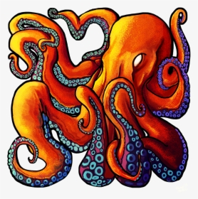 Octopus Sticker, HD Png Download, Transparent PNG