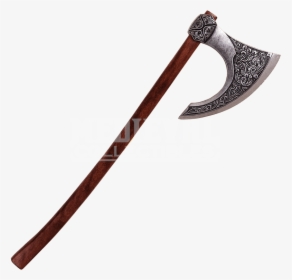 Pollaxe - Viking Two Handed Battle Axe, HD Png Download, Transparent PNG