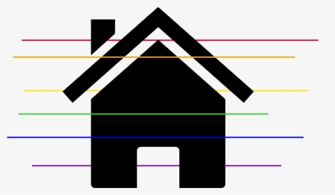 Pride Housing Logo - Cartoon Simple Red House, HD Png Download, Transparent PNG