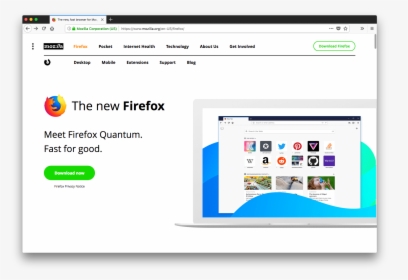 Photo Of Firefox Quantum Web Browser - Firefox Mac Os, HD Png Download, Transparent PNG