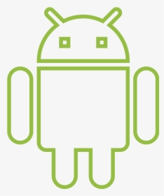Android Logo Outline Png, Transparent Png, Transparent PNG