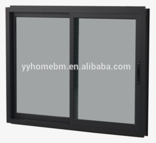 Simple Iron Windows Grills Design Modern House Sliding - Sliding Window Colour Black, HD Png Download, Transparent PNG