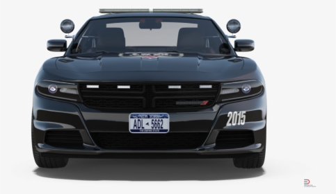 Dodge Charger Police Car Rigged Model Cgstudio, HD Png Download, Transparent PNG