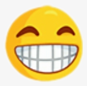 Transparent Grin Clipart - Happy Emoji Transparent Background, HD Png Download, Transparent PNG