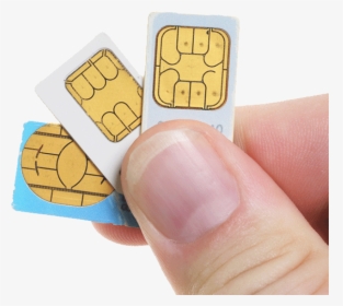 Sim Cards On Hand Png Image - Sim Card In Hand Png, Transparent Png, Transparent PNG
