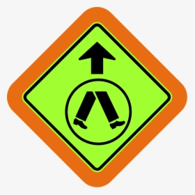 Pedestrian Crossing Sign Australia, HD Png Download, Transparent PNG