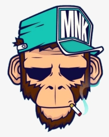#monkey #smoke #rad #smoking #chimp #rad - Monkey Smoke, HD Png Download, Transparent PNG