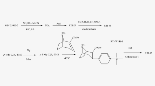Rti-55 Syntheses - Troparil Synthesis, HD Png Download, Transparent PNG