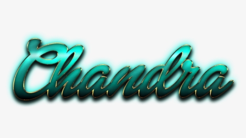 Chandra Name Logo Png - Chauhan Name Logo 3d, Transparent Png, Transparent PNG