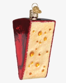 Cheese Wedge Old World Glass Ornament - Old World Christmas, HD Png Download, Transparent PNG