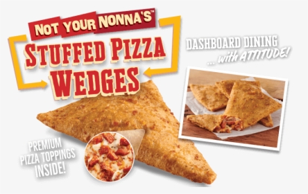 Not Your Nonna S Stuffed Pizza Wedges - Fried Food, HD Png Download, Transparent PNG