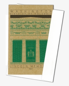 Transparent Lincoln Memorial Png - Paper, Png Download, Transparent PNG
