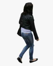 Leather Jacket , Png Download - Cut Out People From Above, Transparent Png, Transparent PNG