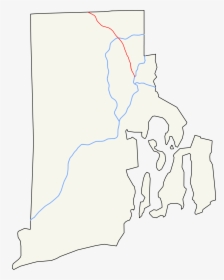 Map Of Rhode Island Line, HD Png Download, Transparent PNG