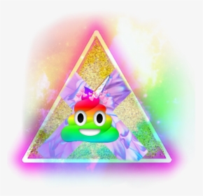 #emoji #triangle #rainbow #cross - Neon Lights Png, Transparent Png, Transparent PNG