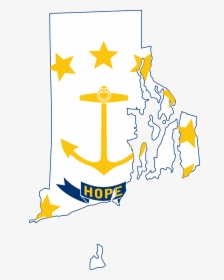 Printable Rhode Island Flag, HD Png Download, Transparent PNG