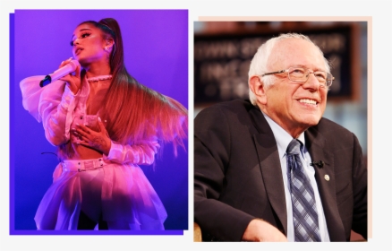 Ariana Grande And Bernie Sanders - Event, HD Png Download, Transparent PNG