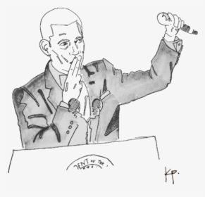 Obama - Sketch, HD Png Download, Transparent PNG