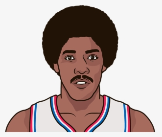 How Many Points Did Julius Erving Have In His First - Drawing Kyrie Irving Cartoon, HD Png Download, Transparent PNG