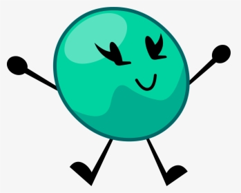 Marble Notebook Clipart - Green Bubble Bfdi, HD Png Download, Transparent PNG