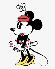 Transparent Disney Up Clipart - Vintage Mickey And Minnie Mouse Stickers, HD Png Download, Transparent PNG