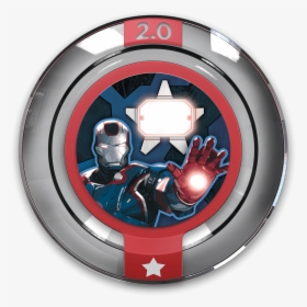 Marvel Team Up Iron Patriot - Disney Infinity 2.0 Power Disk, HD Png Download, Transparent PNG
