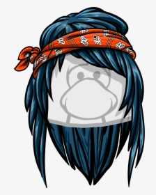 Club Penguin Rewritten Wiki - Rock And Roll Bandana, HD Png Download, Transparent PNG