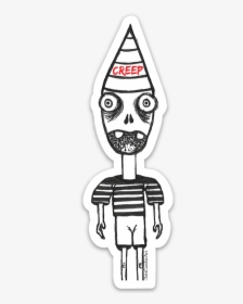 Creep Sticker - Cartoon, HD Png Download, Transparent PNG