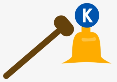 Election Clipart Key Club - Key Club Bell And Gavel, HD Png Download, Transparent PNG