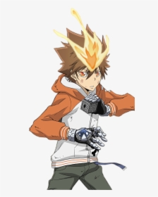 Katekyo Hitman Reborn Tsuna Render, HD Png Download, Transparent PNG