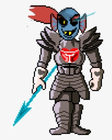 Undyne The Undying - Undyne Undertale Pixel Art, HD Png Download, Transparent PNG