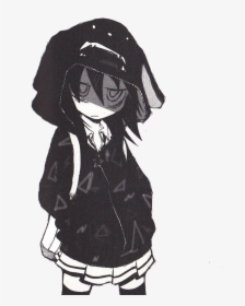 Tomoko Black And White, HD Png Download, Transparent PNG