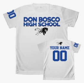Don Bosco High School Blue Dry Fit Shirt, HD Png Download, Transparent PNG