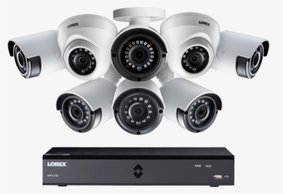 Hd Security Camera System With Six 1080p Bullet And - Lorex Cctv, HD Png Download, Transparent PNG