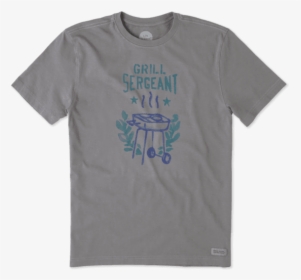 Men S Watercolor Grill Sergeant Crusher Tee - Active Shirt, HD Png Download, Transparent PNG