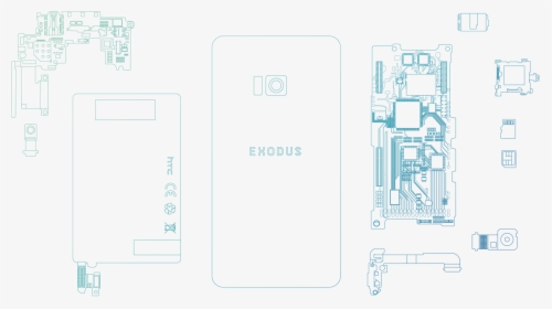 Blueprint Of A Smartphone, HD Png Download, Transparent PNG