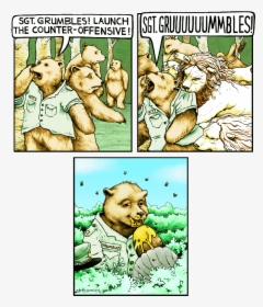 Lunch The Counter Offensive - Perry Bible Fellowship Sgt Grumbles, HD Png Download, Transparent PNG