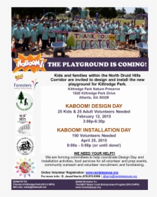 Kaboom Playground Installation @ Kittredge Park , Png - Dekalb County, Georgia, Transparent Png, Transparent PNG