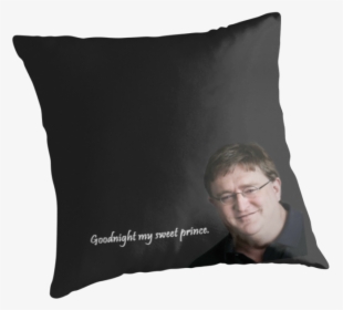 Svg Images Of Gabe Newell Pillow Spacehero Sweet - Cushion, HD Png Download, Transparent PNG