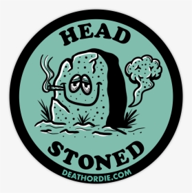 Image Of Head Stoned Sticker - Illustration, HD Png Download, Transparent PNG
