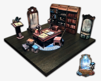Furniture Pack Wizard Expansion Sample1 - Papercraft Dungeon, HD Png Download, Transparent PNG
