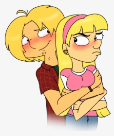 Arnold With Helga-be235 - Hey Arnold Rule 34, HD Png Download, Transparent PNG