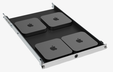 Mini Rack Rack Shelf For Mac Mini With Mac Minis   - Mac Mini Rack, HD Png Download, Transparent PNG