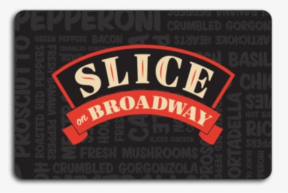 Slice Giftcard - Label, HD Png Download, Transparent PNG